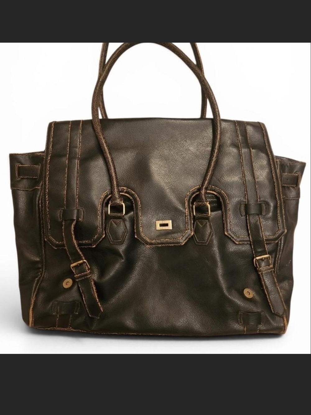 Authentic And Vintage Fina Firenze Leather Bag!!